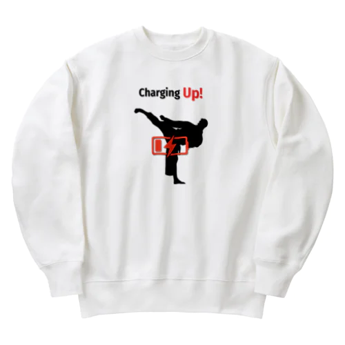 Charging Up　空手 Heavyweight Crew Neck Sweatshirt