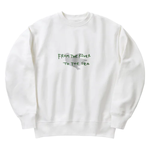 FROM THE RIVER TO THE SEA Heavyweight Crew Neck Sweatshirt