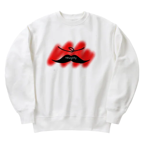 naughty-やんちゃ Heavyweight Crew Neck Sweatshirt