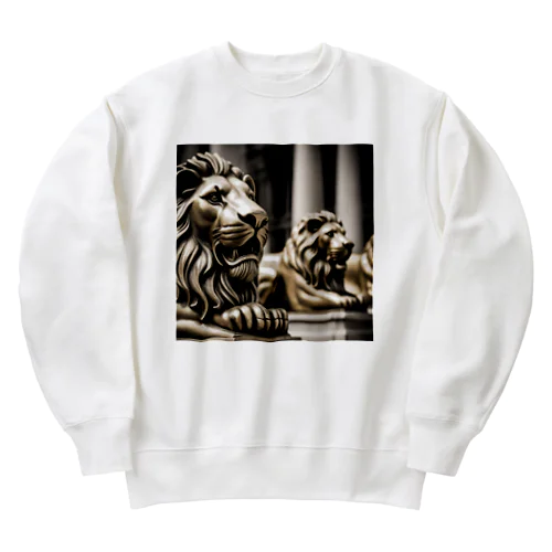 鎮座する金獅子 Heavyweight Crew Neck Sweatshirt