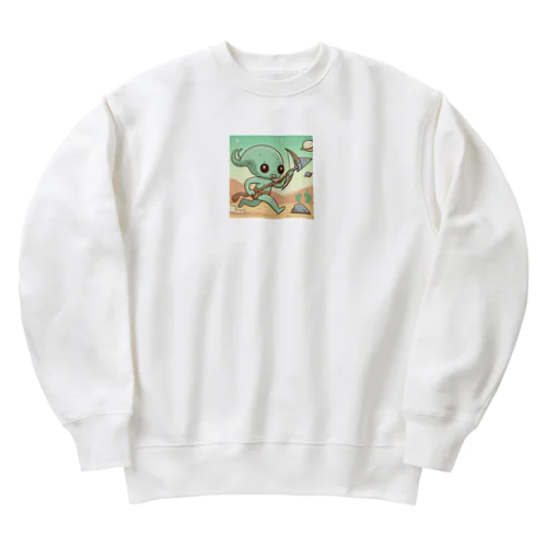 原始時代の宇宙人 Heavyweight Crew Neck Sweatshirt