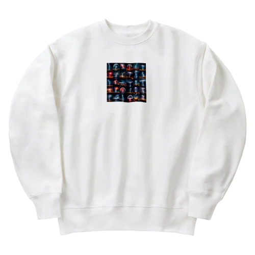 雷 Heavyweight Crew Neck Sweatshirt