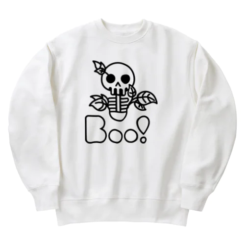 Boo!(ガイコツ) Heavyweight Crew Neck Sweatshirt