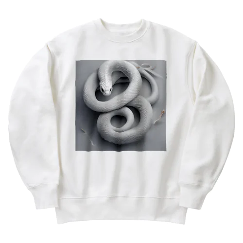 白蛇① Heavyweight Crew Neck Sweatshirt