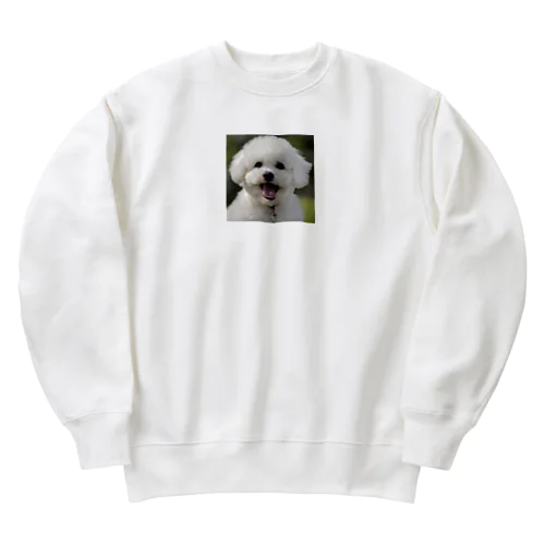 白もふ Heavyweight Crew Neck Sweatshirt