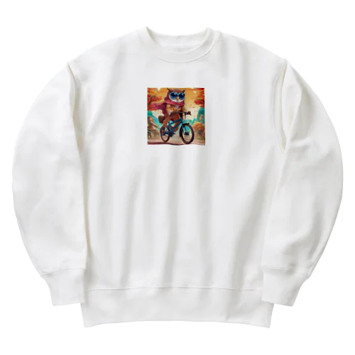 自転車サングラスフクロウ Heavyweight Crew Neck Sweatshirt