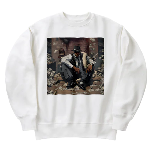 GANGSTA Heavyweight Crew Neck Sweatshirt