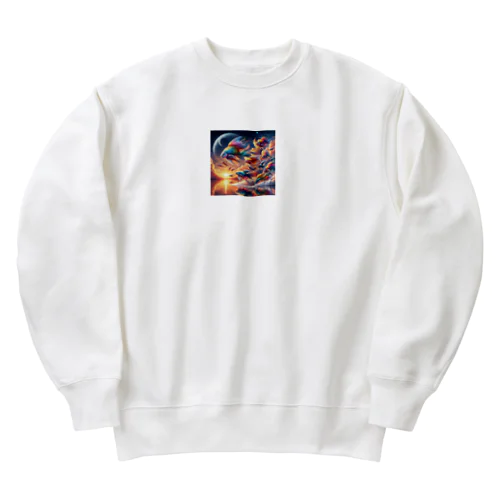 魚群の舞台 Heavyweight Crew Neck Sweatshirt