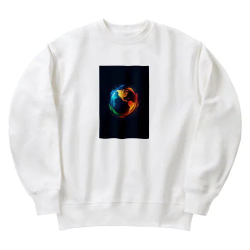 地球炎上 Heavyweight Crew Neck Sweatshirt