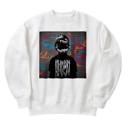 『怪しい男』 Heavyweight Crew Neck Sweatshirt