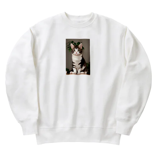 ネコちゃん④ Heavyweight Crew Neck Sweatshirt