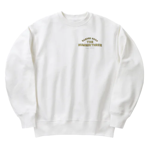 barber shop the number three apparel line Heavyweight Crew Neck Sweatshirt