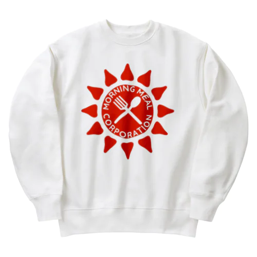 (株)朝御飯公式ロゴ Heavyweight Crew Neck Sweatshirt