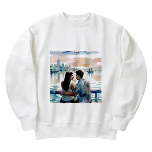 ラブロマンスのカップル Heavyweight Crew Neck Sweatshirt