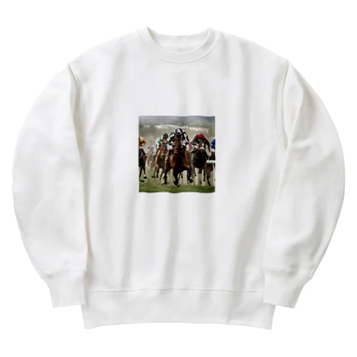 熱烈競馬 Heavyweight Crew Neck Sweatshirt