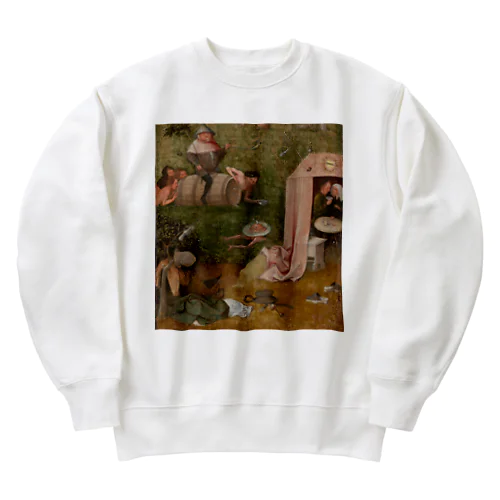 大食と快楽の寓意 / Allegory of Intemperance Heavyweight Crew Neck Sweatshirt