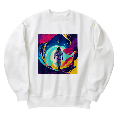 宇宙飛行士　カラフル Heavyweight Crew Neck Sweatshirt