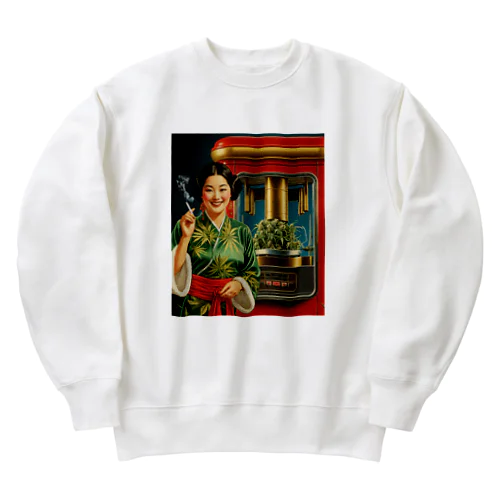 禁煙なんてしてられない Heavyweight Crew Neck Sweatshirt