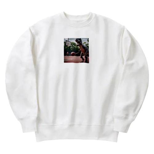 バスケティラノ Heavyweight Crew Neck Sweatshirt