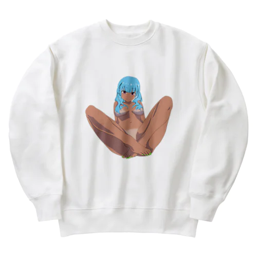 裸の女の子 Heavyweight Crew Neck Sweatshirt