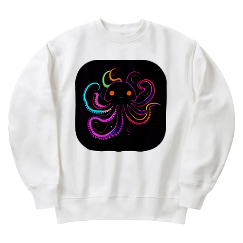 たこクラゲ Heavyweight Crew Neck Sweatshirt