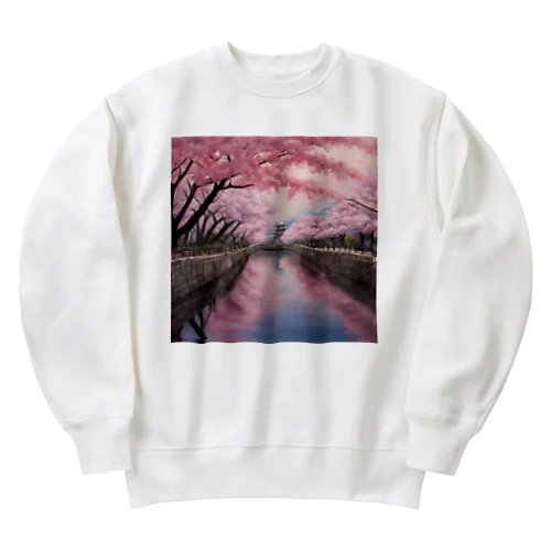 #日本桜 Heavyweight Crew Neck Sweatshirt