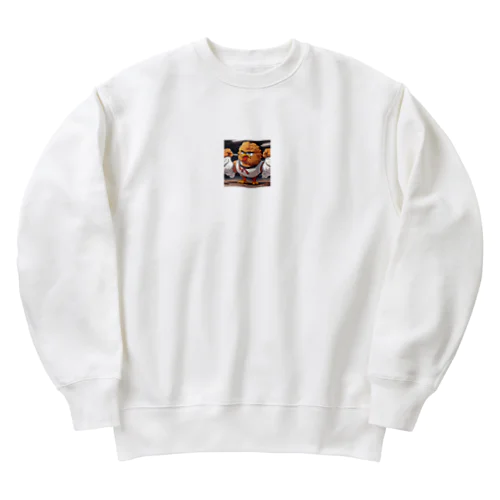 むきむき鳥 Heavyweight Crew Neck Sweatshirt