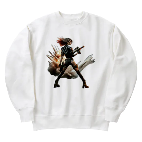 闘争本能 Heavyweight Crew Neck Sweatshirt