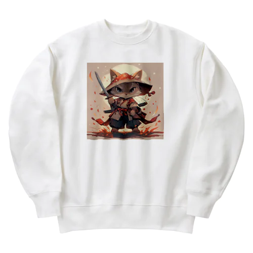 Neko Samurai Heavyweight Crew Neck Sweatshirt