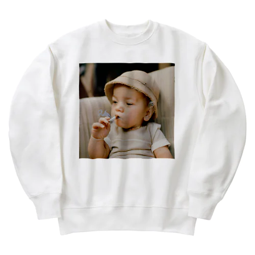 ワイルド赤ちゃん Heavyweight Crew Neck Sweatshirt