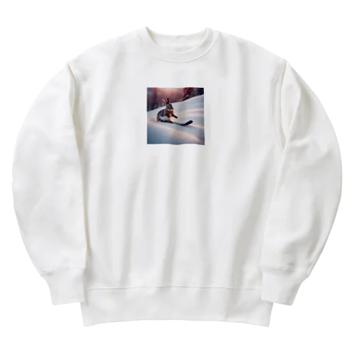 スキーうさちゃん Heavyweight Crew Neck Sweatshirt