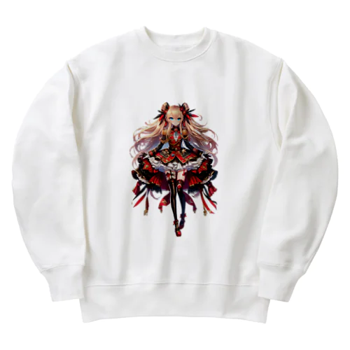 星降る夜の軍服姫 Heavyweight Crew Neck Sweatshirt