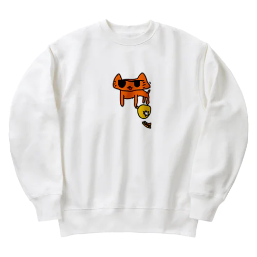 どろにゃん Heavyweight Crew Neck Sweatshirt