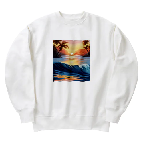 ラストウェーブ Heavyweight Crew Neck Sweatshirt