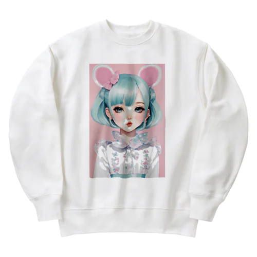 スウィート・ミント・ドリーミング・ガール Heavyweight Crew Neck Sweatshirt