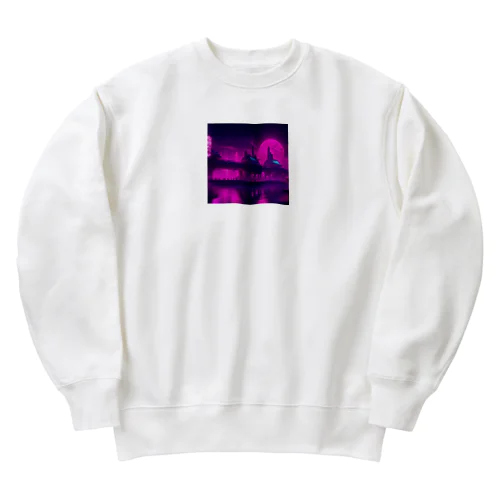 魔法が現実的な力を持つファンタジー宇宙 Heavyweight Crew Neck Sweatshirt