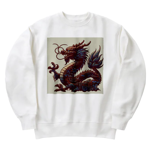 古代プログラムドラゴン Heavyweight Crew Neck Sweatshirt