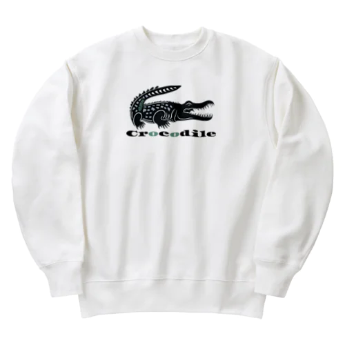 クールでワイルドなあなたを魅了するクロコダイル Heavyweight Crew Neck Sweatshirt