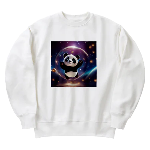 パンダ☆宇宙遊泳 Heavyweight Crew Neck Sweatshirt