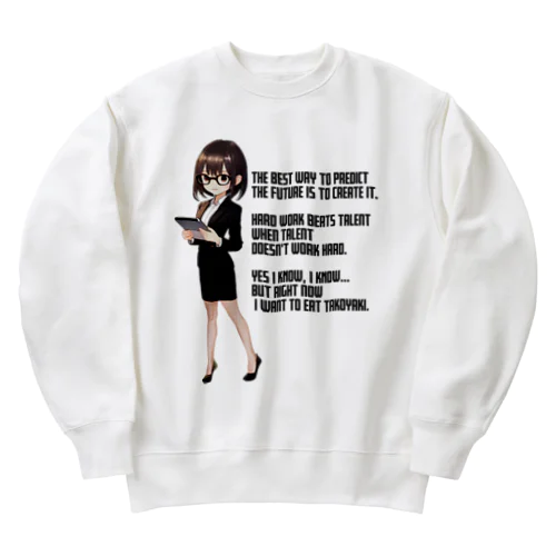 オフィスレディの憂鬱 Heavyweight Crew Neck Sweatshirt