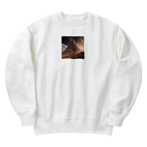 宇宙から Heavyweight Crew Neck Sweatshirt