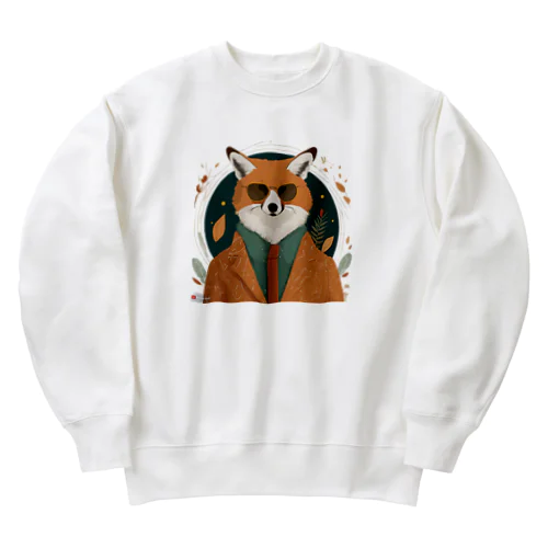 おしゃきつね Heavyweight Crew Neck Sweatshirt