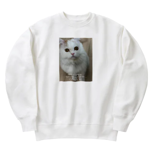 おもち（A） Heavyweight Crew Neck Sweatshirt