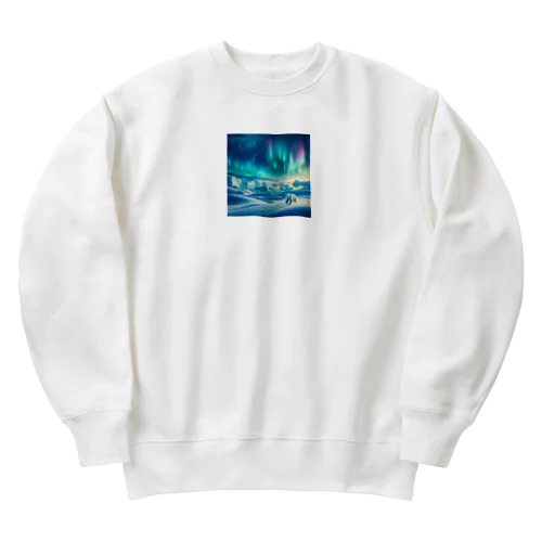 北極シロクマ Heavyweight Crew Neck Sweatshirt