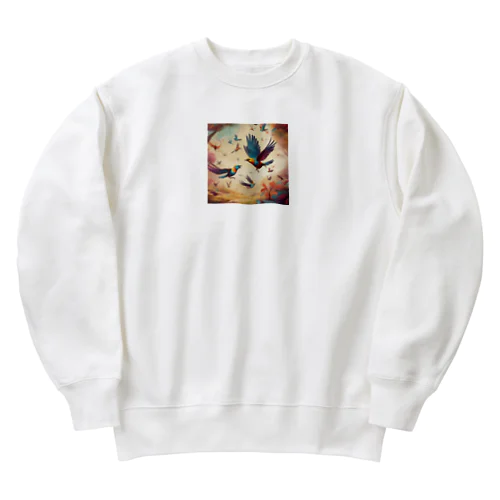 賑鳥 Heavyweight Crew Neck Sweatshirt