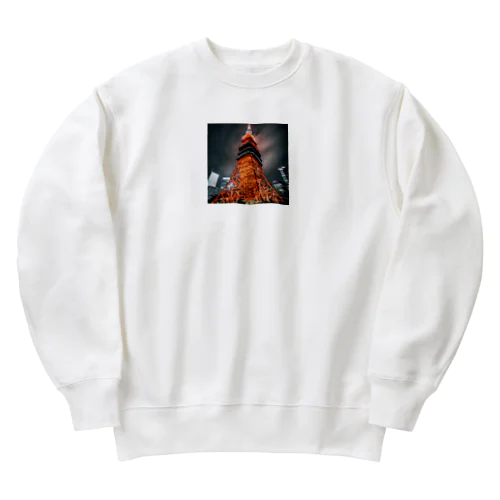 電波塔 Heavyweight Crew Neck Sweatshirt