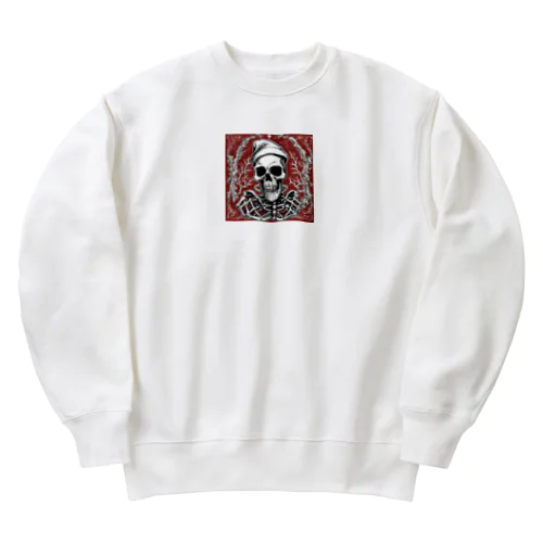 骸骨　ドクロサンタ Heavyweight Crew Neck Sweatshirt