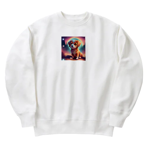 幻想的な犬 Heavyweight Crew Neck Sweatshirt