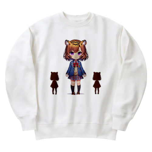 寅の女子高生 Heavyweight Crew Neck Sweatshirt