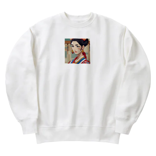 琉球伝説の美女 Heavyweight Crew Neck Sweatshirt